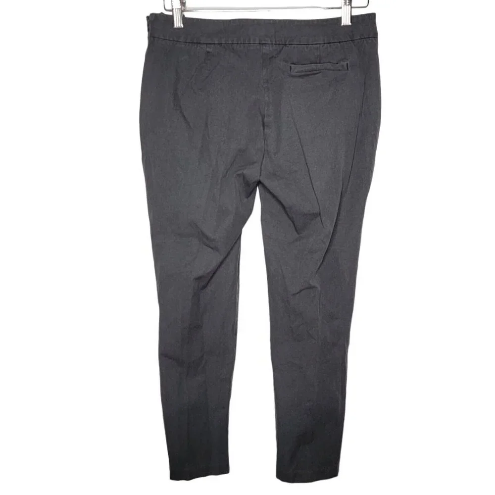 Eileen Fisher Petite Small Gray Slim Ankle‎ Zip Side Zip Women's Pants